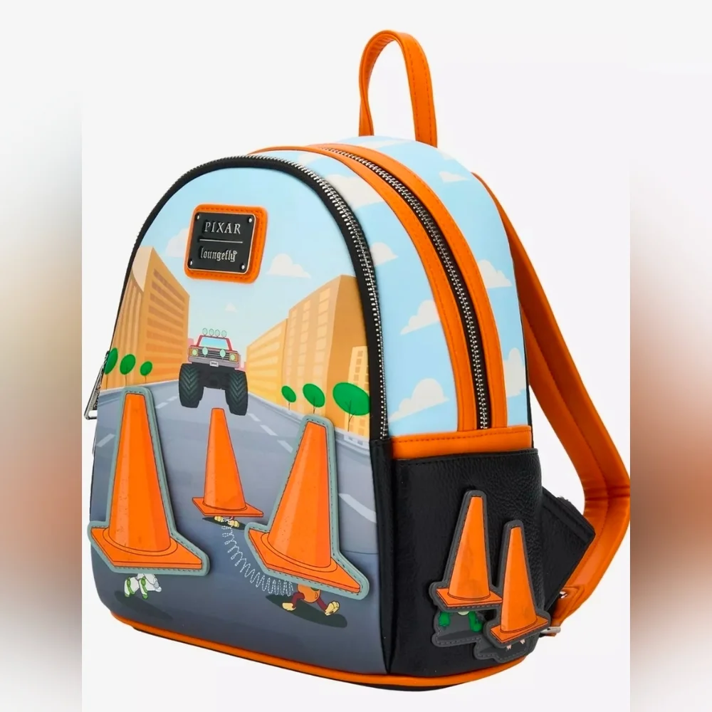 Loungefly Disney Pixar Toy Story 2 Walking Cones Scene Mini Backpack - BoxLunch